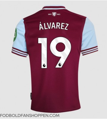 West Ham United Edson Alvarez #19 Hjemmebanetrøje 2024-25 Kortærmet